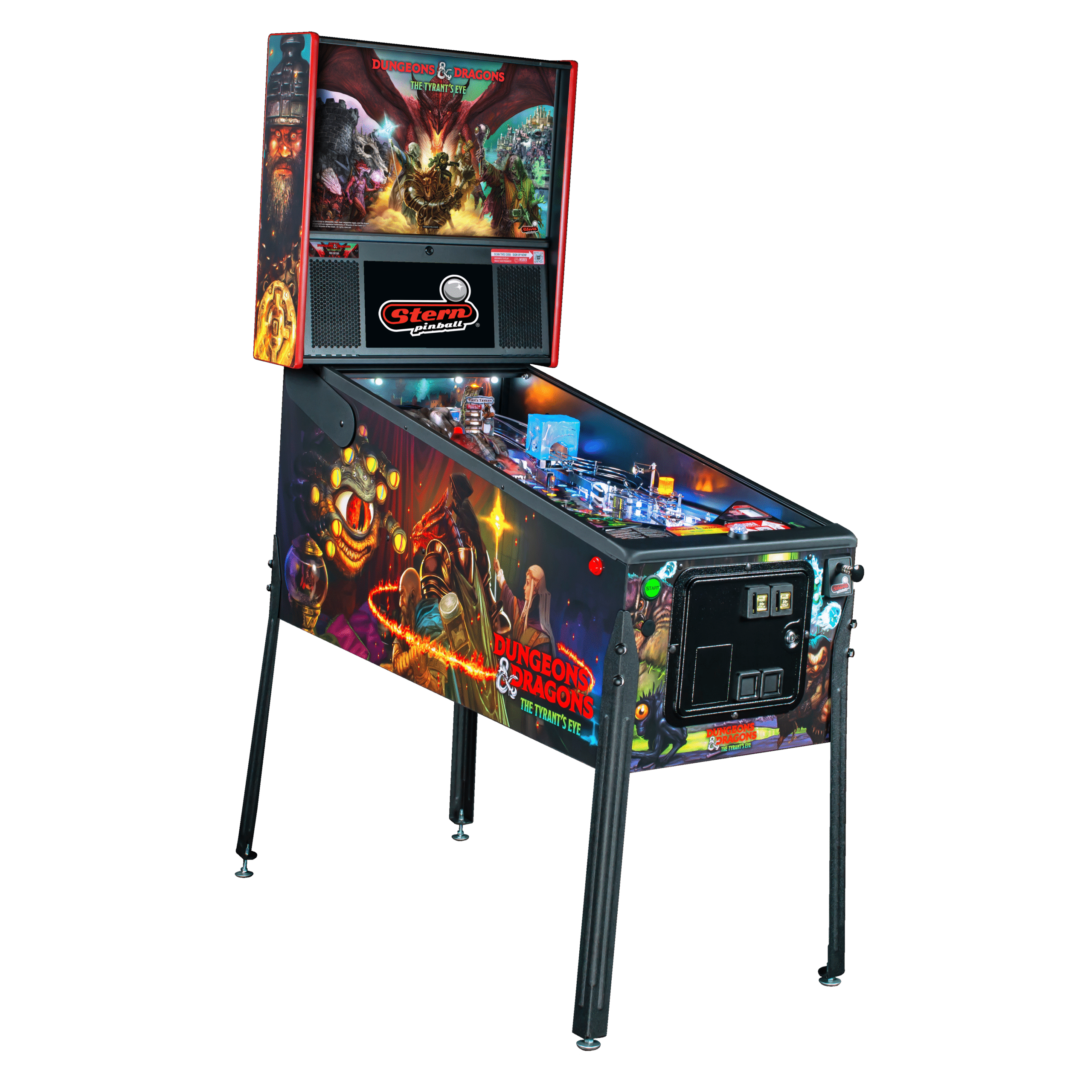Dungeons & Dragons: The Tyrant's Eye Pro Pinball Machine by Stern