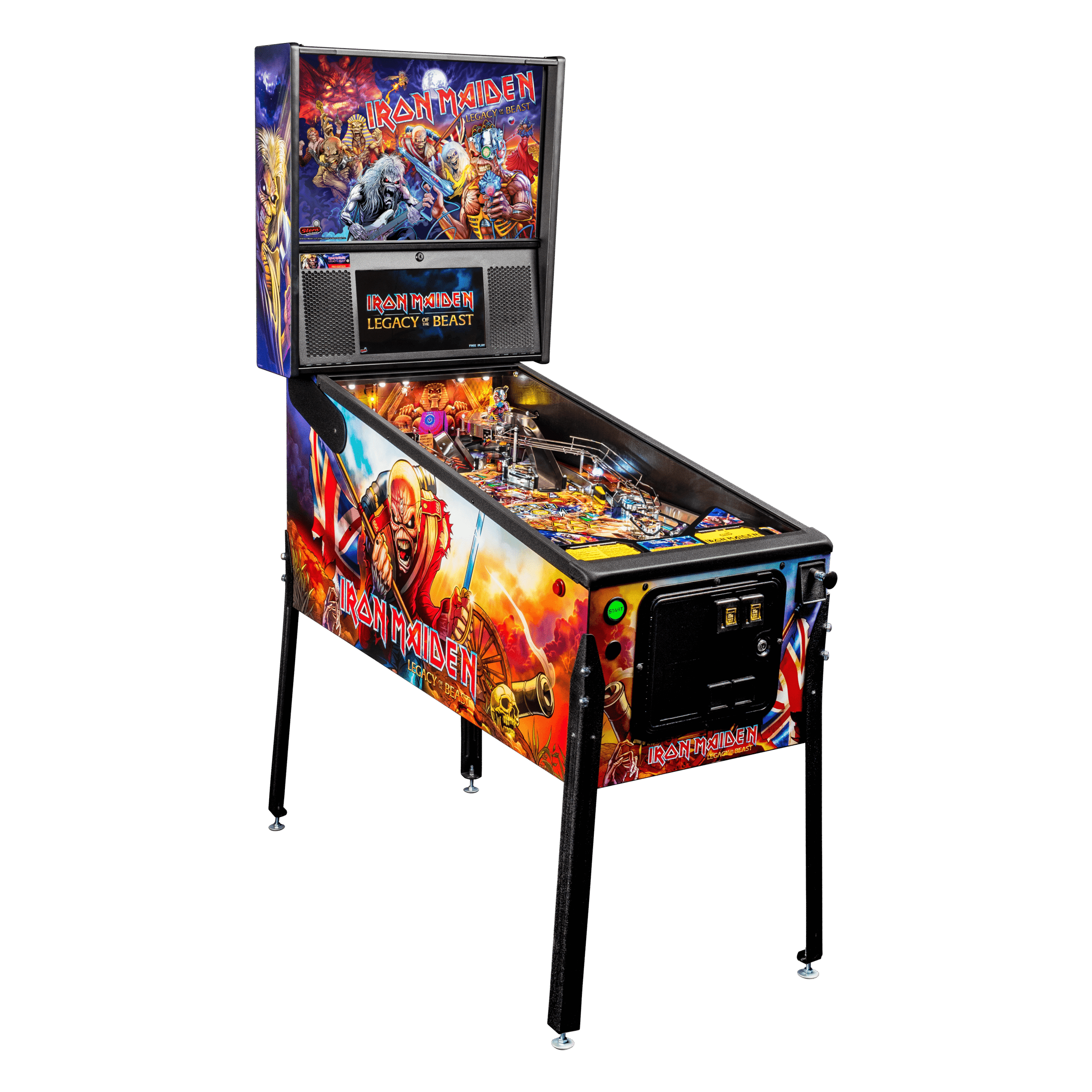 Iron Maiden Pro Pinball Machine by Stern